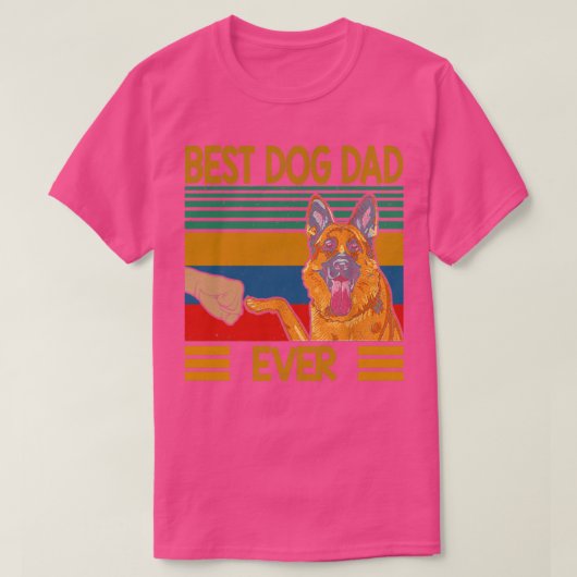 犬最高のパパ Tシャツ (デザイン正面)