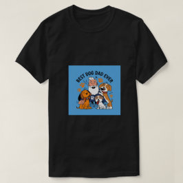 犬最高のパパEverパーソナライズされた Pet写真Tシャツ Tシャツ