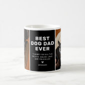 犬最高のパパEver 2写真 コーヒーマグカップ (中央)