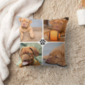 犬最高のパパEver 4写真パーソナライズされた クッション (ブランケット)