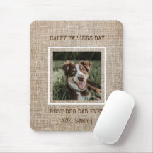犬最高のパパEver Burlap Photo Father's Day