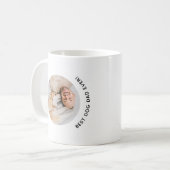 犬最高のパパEver Father's Dayの写真カスタム コーヒーマグカップ (正面左)