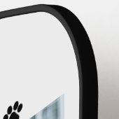 犬最高のパパEver Father's Dayの写真カスタム ピックルボールラケット (左詳細)