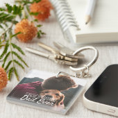 犬最高のパパEver Pet Keepsake写真 キーホルダー (正面右)