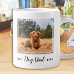 犬最高のパパEver Pet Photo ジャンボコーヒーマグカップ<br><div class="desc">彼の誕生日、父の日、または犬の家から出るには、この可愛い世界の犬のパパのコーヒーマグとすごいして犬のパパを驚かせ最高のる。犬最高ののパパ – 愛、パーソナライズ名。犬のペットの写真お気に入りのと名前でパーソナライズ。犬素晴らしからの贈り物。COPYRIGHT © 2020 Judy Burrows,  Black Dog Art - All Rights Reserved.犬最高のパパEver Pet Photo</div>