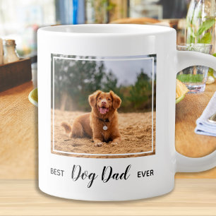犬最高のパパEver Pet Photo ジャンボコーヒーマグカップ
