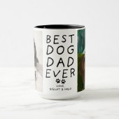犬最高のパパEver Photo マグカップ (中央)