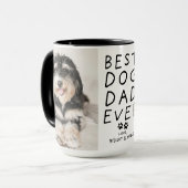 犬最高のパパEver Photo マグカップ (正面左)