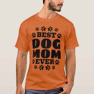 犬最高のママ常にペット犬のオーナーかわいい犬の恋人D f Tシャツ