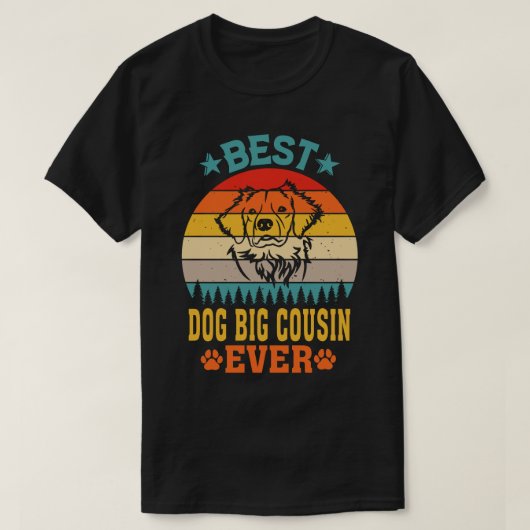 犬最高の大従兄弟エバーヴィンテージ Tシャツ (デザイン正面)