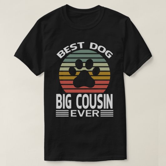 犬最高の大従兄弟エバーヴィンテージ Tシャツ (デザイン正面)