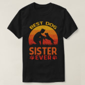 犬最高の姉妹エバーヴィンテージ Tシャツ (デザイン正面)