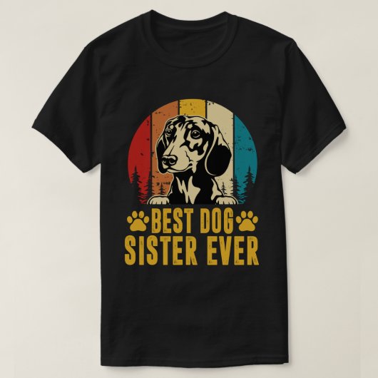 犬最高の姉妹EVER FATHER's Dayヴィンテージ Tシャツ (デザイン正面)
