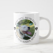 犬最高の母が母の日を撮影 ジャンボコーヒーマグカップ (右)