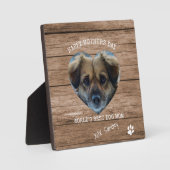 犬最高の母が母の日を撮影 フォトプラーク (正面)