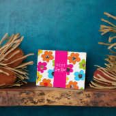 犬最高の母が花カラフル写真コラージュ フォトプラーク (側面)