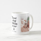 犬最高の母のエバカスタムー文字 コーヒーマグカップ (正面右)