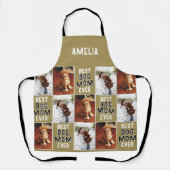 犬最高の母のペットの飼い主2写真 エプロン (正面)