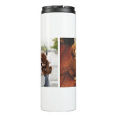 犬最高の母のペットの飼い主2写真 タンブラー (裏面)