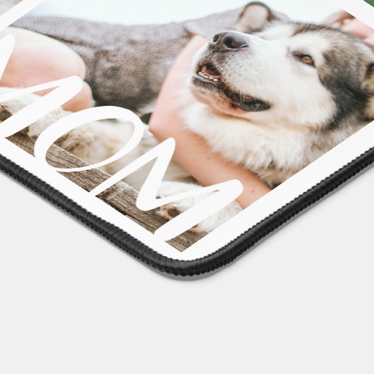 犬最高の母の定義 | 5枚の写真 デスクマット (コーナー)