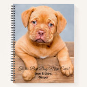 犬最高の母の日 ノートブック (正面)