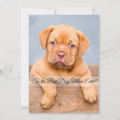 犬最高の母の母の日のフラットカーカスタムド (正面)