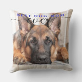 犬最高の母の母の日装飾用クッション クッション (裏面)