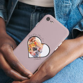 犬最高の母の赤面ピンク写真母の日 Case-Mate iPhoneケース