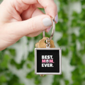 犬最高の母は今まで英語ブルドッグ恋人 キーホルダー (手)