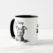 犬最高の母は常にチベットのホッパーソナライズされたク犬 マグカップ (正面左)