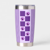 犬最高の母は常に、愛犬家ギフト 保温保冷タンブラー (背面)