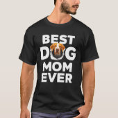 犬最高の母は犬Mのための英語のポインタ愛好家 Tシャツ (正面)