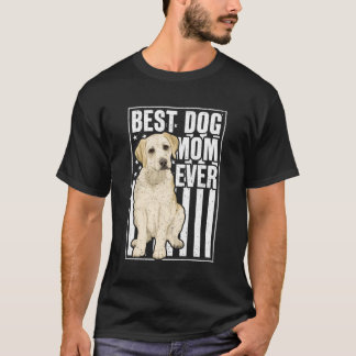 犬最高の母はChのための黄色のラブラドールリトリバー Tシャツ