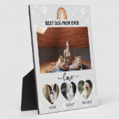 犬最高の母エバーお祝い フォトプラーク (側面)