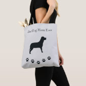 犬最高の母トートバッグ トートバッグ (クローズアップ)