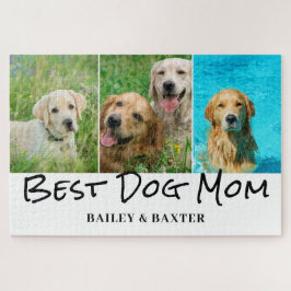 犬最高の母フォトコラージュ名 ジグソーパズル