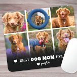 犬最高の母ペット写真 マウスパッド<br><div class="desc">「犬パーソナライズされた最高ののママは今まで」 6 Photo Collageマウスパッド。彼女の愛祝と情熱は彼女のワークスペースに個人的で実用的なtouchを追加するカスタムこのマウスパッドと彼女の怒りの友人に追加する。ブラック最高の文字でトップにエレガントに飾られた「ドッグ・マム・エバー」は、を作り出すシンプルと心のこもったデザイン。下の6枚のコラージュはペットお気に入りのと一緒に瞬間を見せてくれるなど、ありとあらゆる形の記念品となっている。母の日、誕生日、特別な機会に最適なマウスパッドは、大切な思い出と日常の機能を融合させる。完全にカスタマイズ可能で、文字、フォント、色、写真を調整して、任意の犬の母親のための有意義な贈り物を作成することができる。</div>