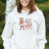 犬最高の母マエバーウォーター色ヨークシャーテリア冬カスタム パーカ