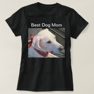 犬最高の母マホワイトラブラドールリトリエバーミックスブラック Tシャツ