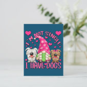 犬最高の母格言おもしろい犬ことわざ ポストカード (スタンド正面)