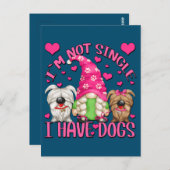 犬最高の母格言おもしろい犬ことわざ ポストカード (正面/裏面)