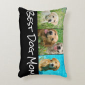犬最高の母3写真コラージュ アクセントクッション (正面(垂直))