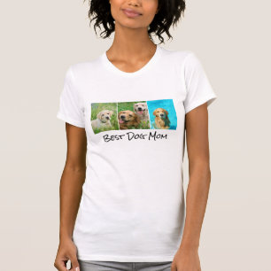 犬最高の母3写真コラージュ Tシャツ