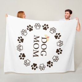 犬最高の母60x80フリースブランケット フリースブランケット