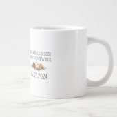 犬最高の母 |ドッグフォト手書き文字 ジャンボコーヒーマグカップ (右)