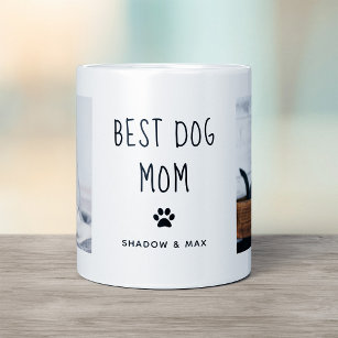 犬最高の母  写真手書き文字 コーヒーマグカップ