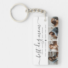 犬最高の母：犬パーソナライズされた写真母の日 キーホルダー