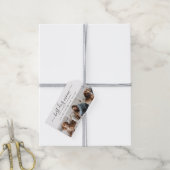 犬最高の母：犬パーソナライズされた写真母の日 ギフトタグ (より糸付き)