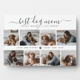 犬最高の母：犬パーソナライズされた写真母の日 フォトプラーク