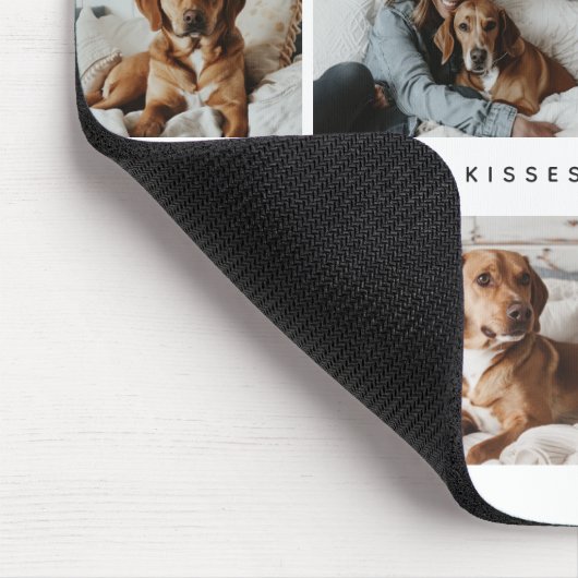 犬最高の母:犬パーソナライズされた写真母の日 マウスパッド (コーナー)